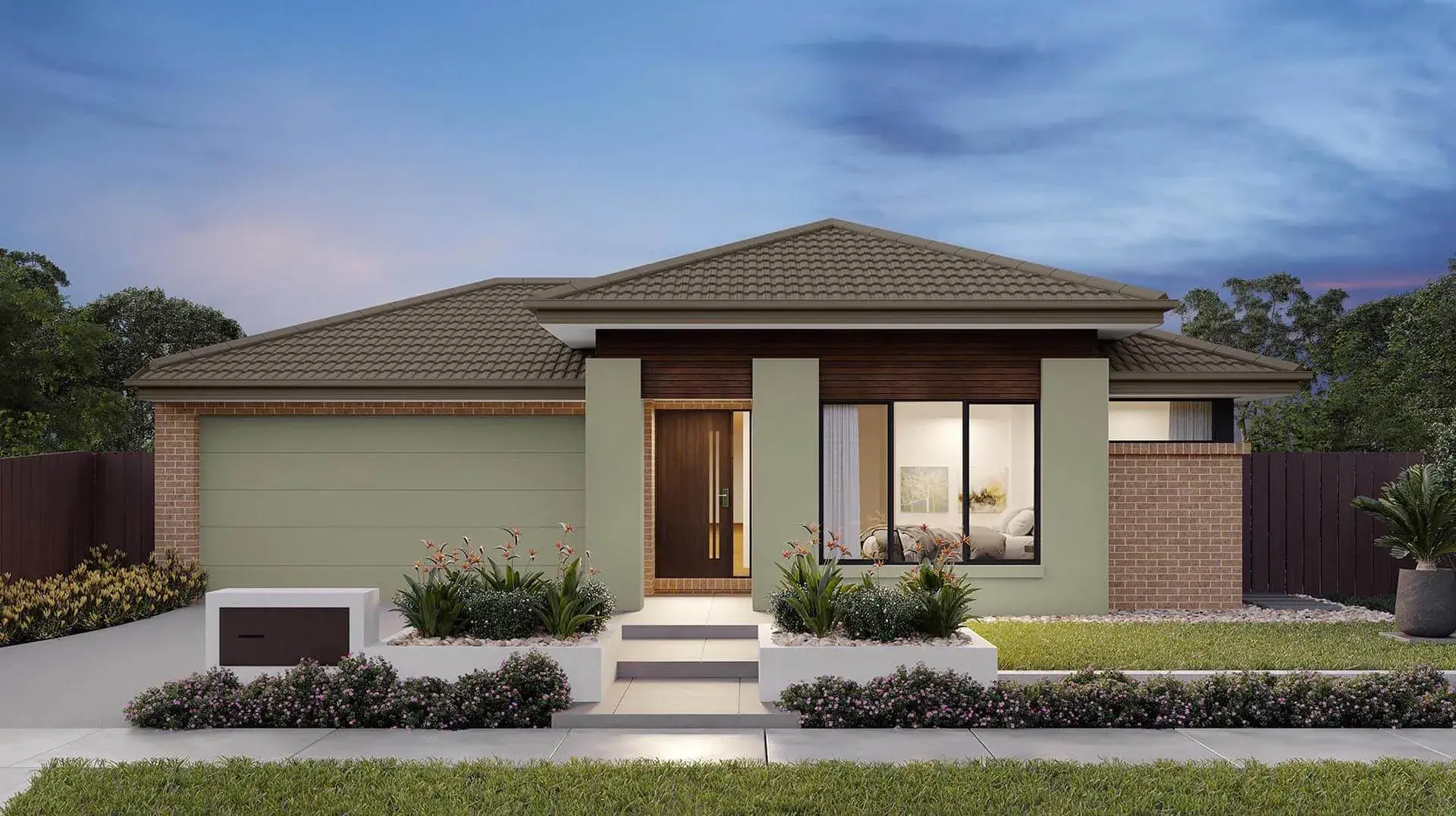Dual Key House Render